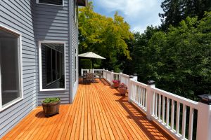 decking and porch