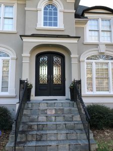 Double Front Doors with Glass Lake Wylie SC